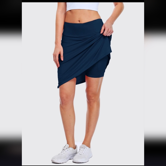 NWT - Willit Sport Women's Knee Length Sports Skort Size XXL Navy - Picture 13 of 16